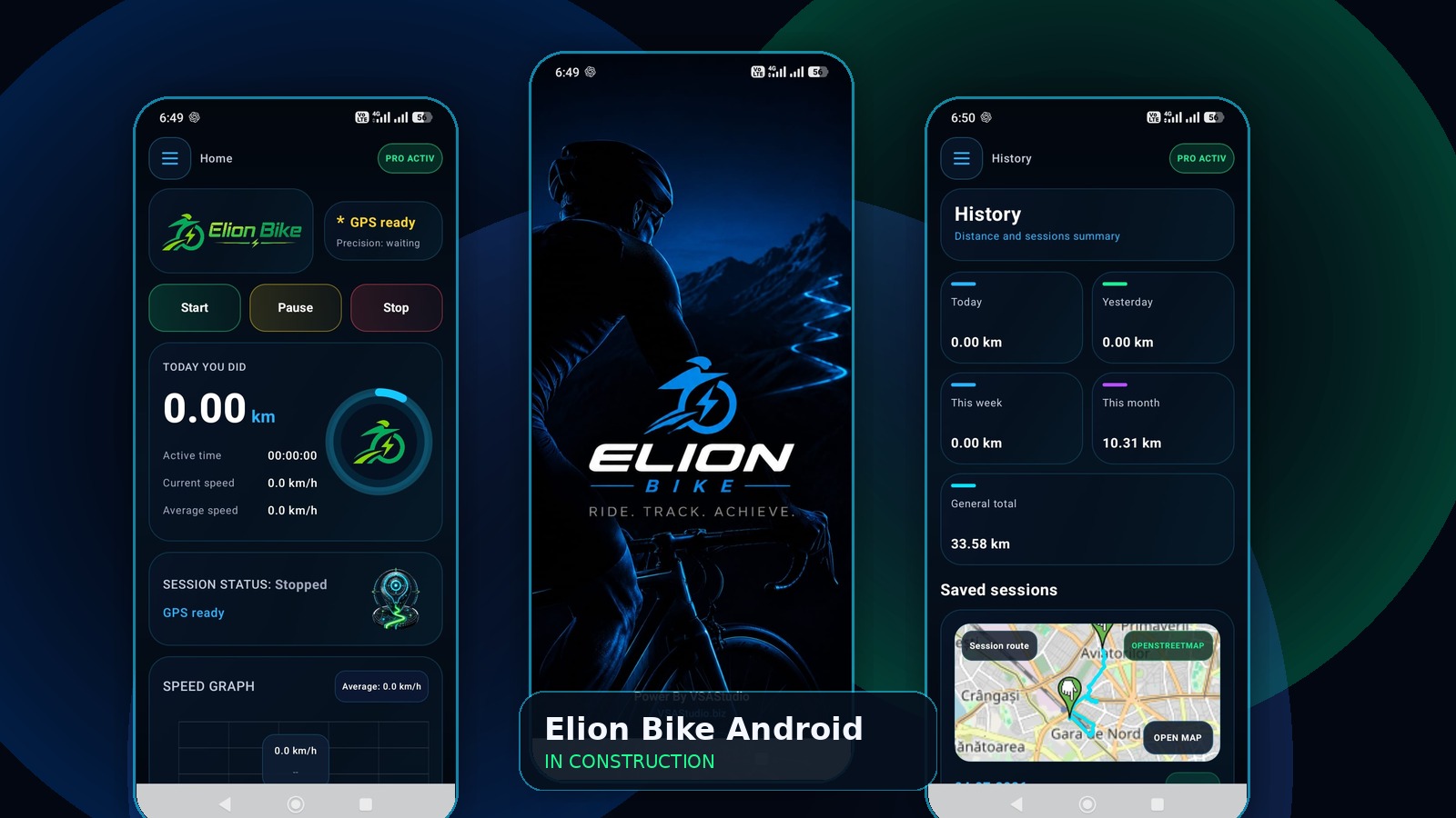 Elion Bike Android app preview